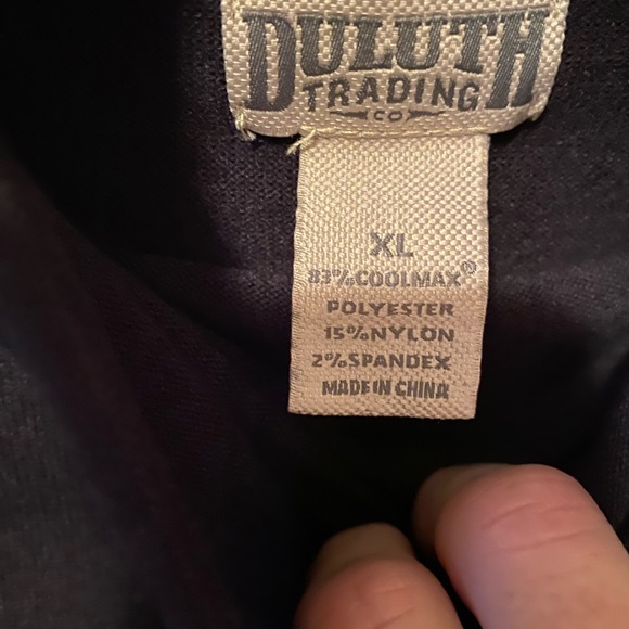 Duluth Trading Company Black Turtleneck Sweater, XL. - Picture 2 of 4